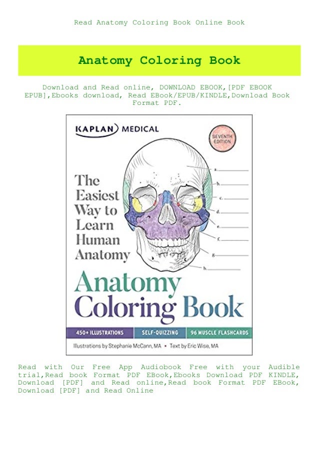 Download Read Anatomy Coloring Book Online Book