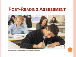Post-Reading Assessmenthttp://www.ebr.lib.la.us/teens/images/act%20practice%20testing.jpg