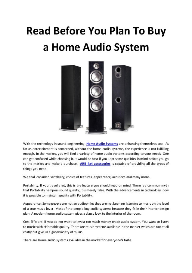 modern home music systems