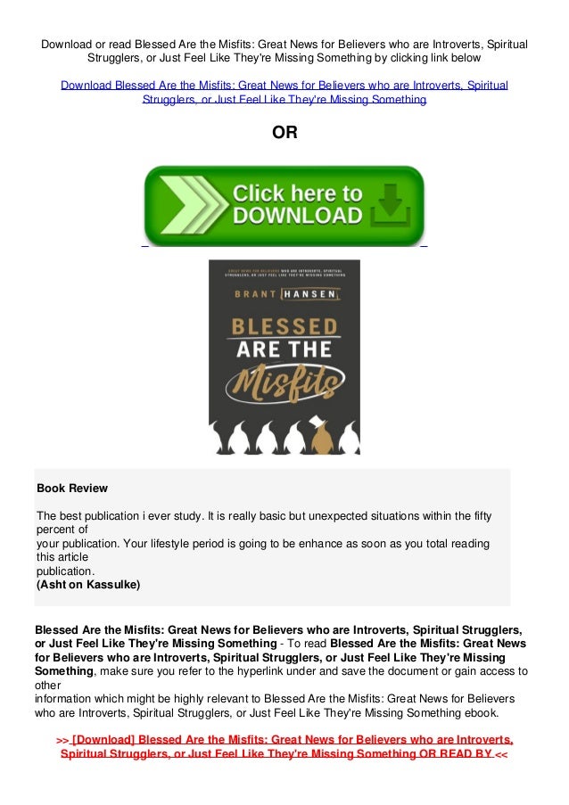 Spiritual Misfit PDF Free Download Spiritual Misfit PDF Free Download