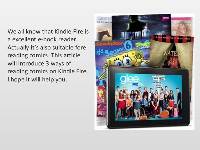 Read comics on kindle fire