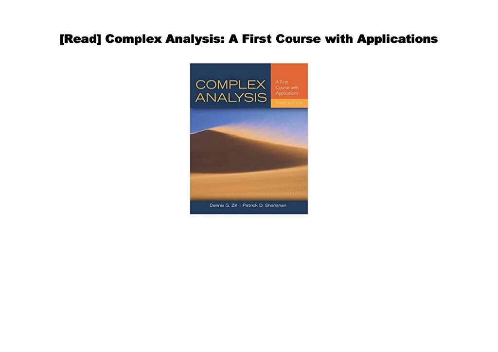[Download] Complex Analysis: A First Course with Applications