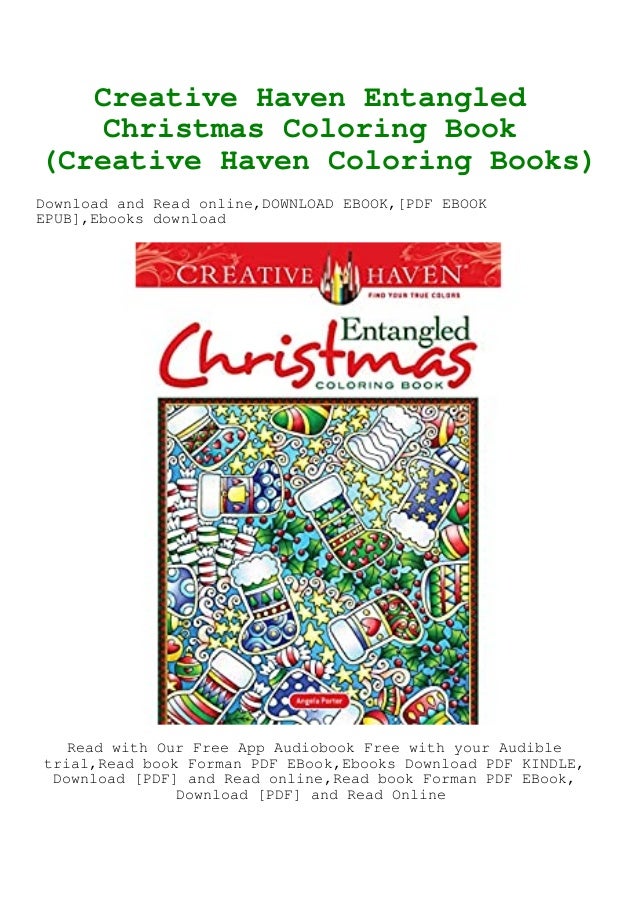 Download Read Creative Haven Entangled Christmas Coloring Book Creative Ha