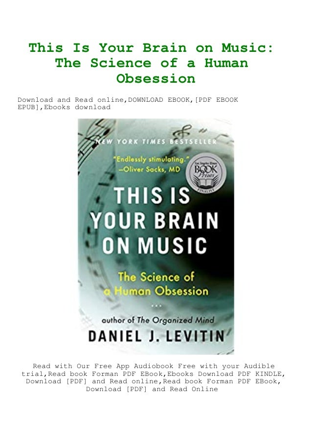 Read Ebook This Is Your Brain On Music The Science Of A Human Obses