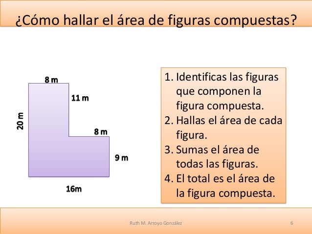 Resultado de imagen de area de figuras compuestas, para primaria