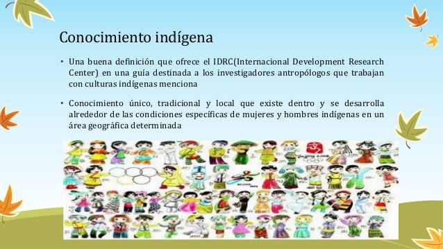 área Del Conocimiento Sistemas De Conocimiento Indígena - 