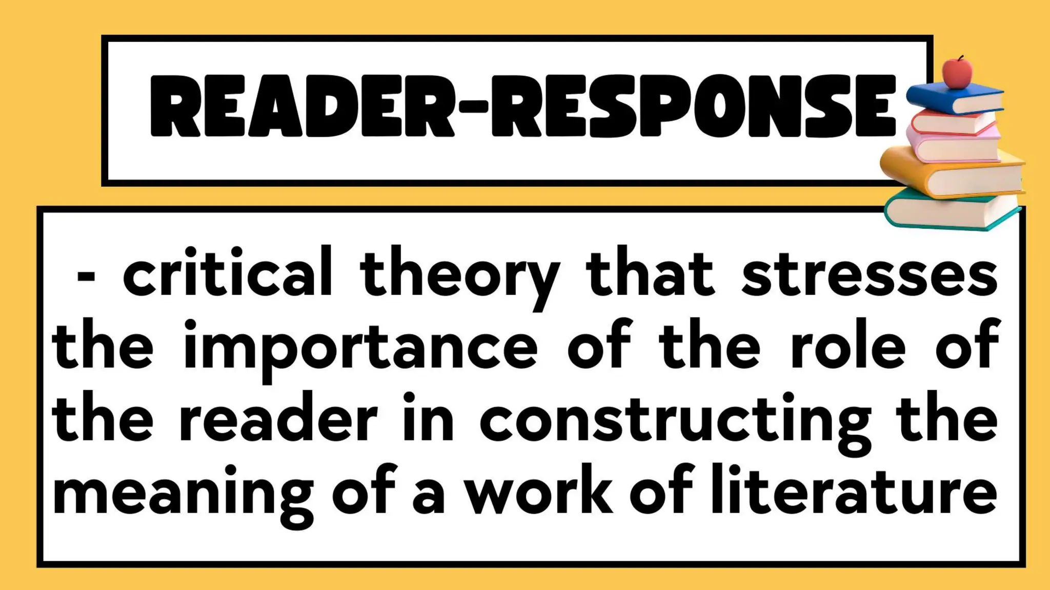 READER-RESPONSE APPROACH POWERPOINT GR10