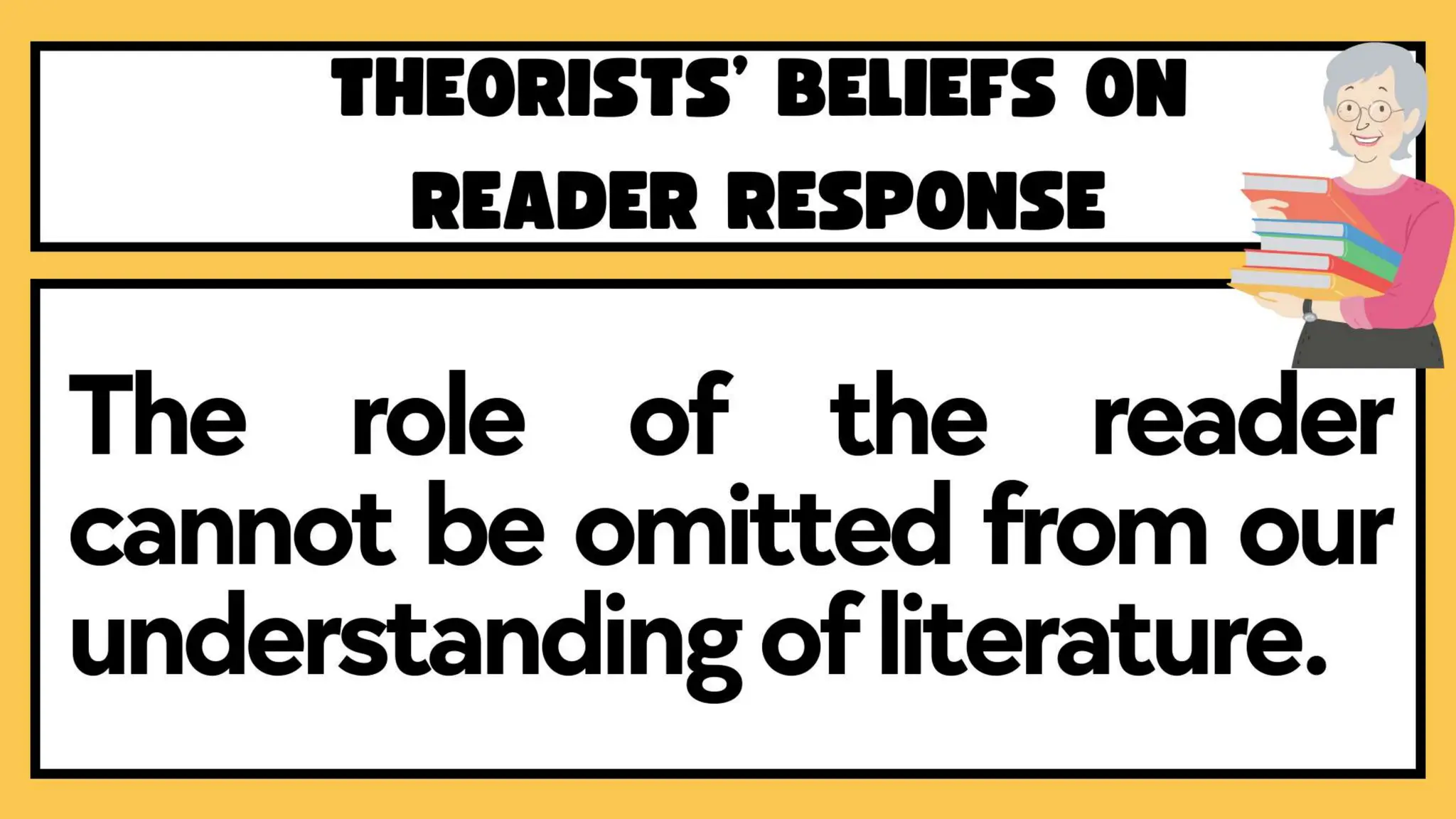 READER-RESPONSE APPROACH POWERPOINT GR10