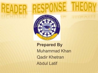 Prepared By
Muhammad Khan
Qadir Khetran
Abdul Latif
 