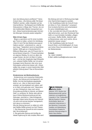 Reader zum Crossmedia-Modellseminar