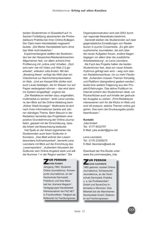 Reader zum Crossmedia-Modellseminar