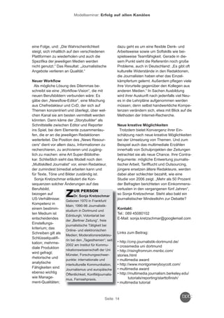 Reader zum Crossmedia-Modellseminar