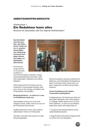 Reader zum Crossmedia-Modellseminar
