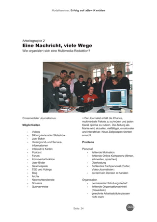 Reader zum Crossmedia-Modellseminar