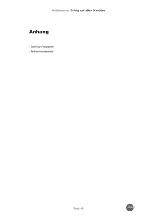 Reader zum Crossmedia-Modellseminar