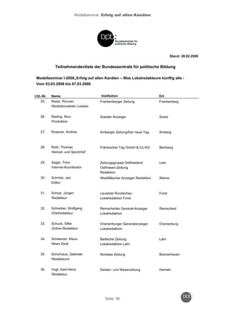 Reader zum Crossmedia-Modellseminar