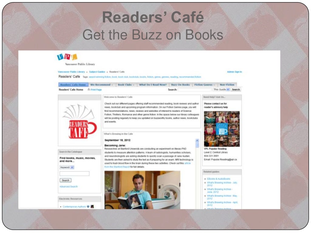 Readers cafe
