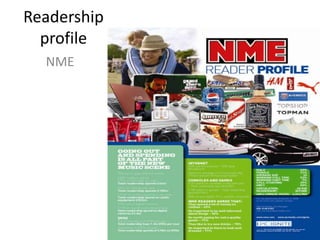 Readership profile NME 