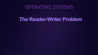 readers writers Problem in operating system | PPT | Computing ...