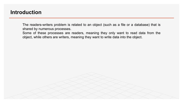 Readers Writers Problem In Operating System.pptx