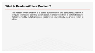 Readers Writers Problem In Operating System.pptx