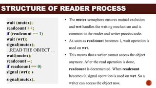 Reader/writer problem | PPTX