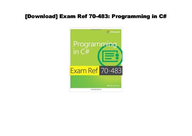 Pdf Exam Ref 70 4 Programming In C Pdf Exam Ref 70 4 Programming In C