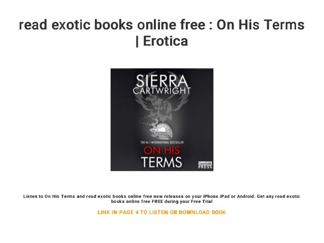 Read Exotic Books Online Free On His Terms Erotica