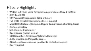 HDF Cloud Services | PPTX