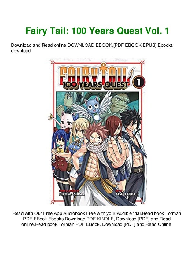 Read Fairy Tail 100 Years Quest Vol 1 Ebook Pdf