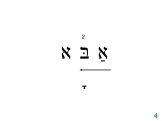 2 אַ בָּ א