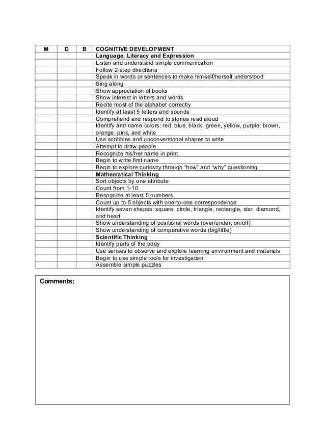 Readiness Checklist 0 4
