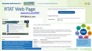 RTAT Web Page
www.chc1.com/RTAT
RTAT@chc1.com
 