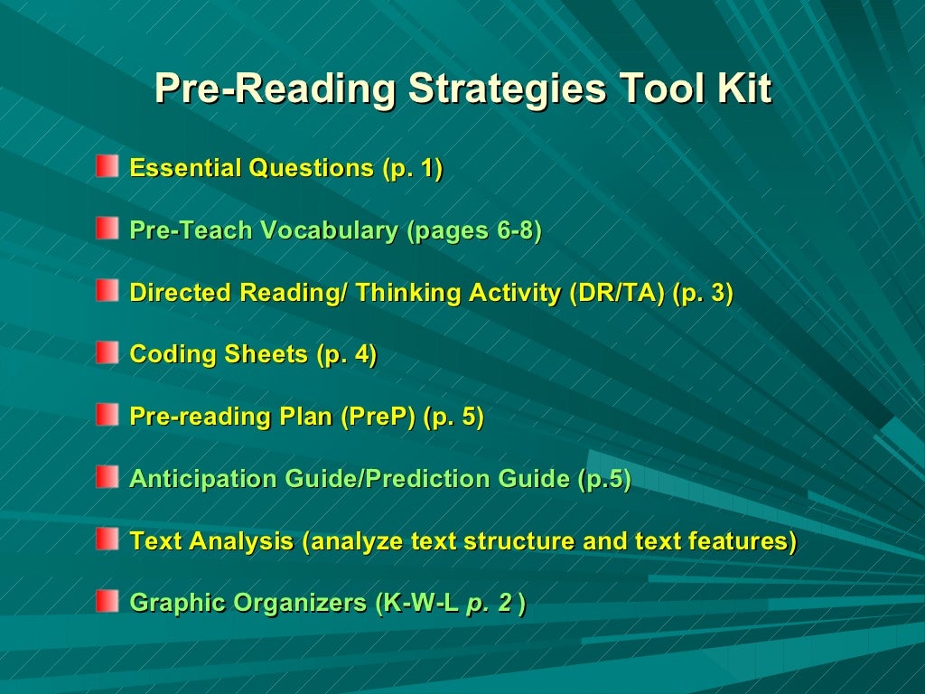 Reading Across The Curriculum