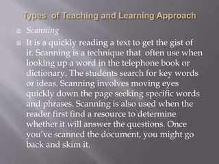 Reading Perusing Scanning Differences Reading-approach.pptx
