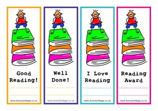 Reading award-bookmarks