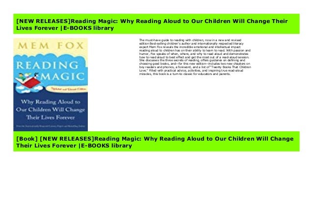 New Releasesreading Magic Why Reading Aloud To Our - 
