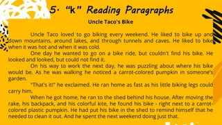 Paragraph Bike Ride Speech practices of paragraph | PDF