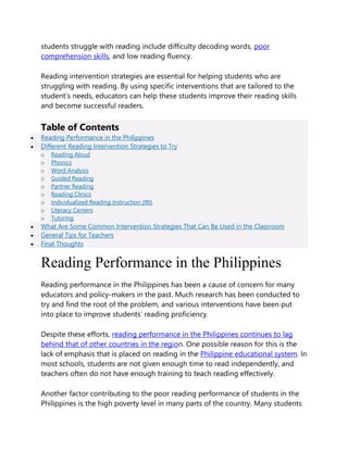 Poor Reading Performance reading-recovery.docx