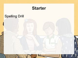Starter
Spelling Drill
 