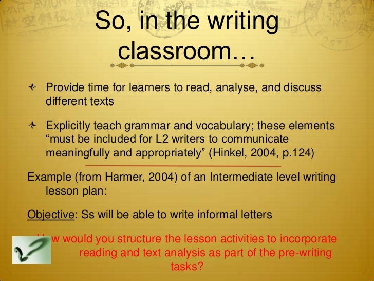 Reading writing connection