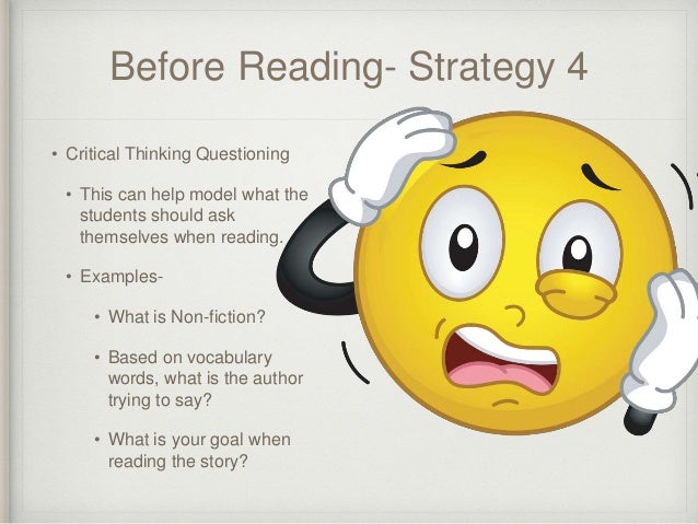 Essay on reading strategy