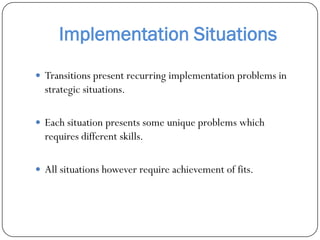 Note on Implementation Strategy -A Harvard Business Review Kenneth R ...