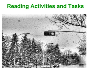 Reading Activities and Tasks
 