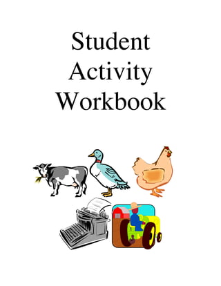 Student
 Activity
Workbook
 