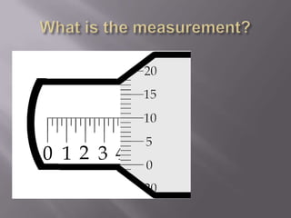 If the sleeve is dollars and quarters, the thimble is penniesAs the thimble rotates add the pennies to the dollars and quarters.Reading the sleeve we get $3.25 or .325 inch.Now add the pennies, or .001 to the sleeve measurement..326 inch