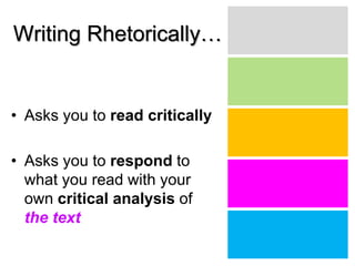 Reading and thinking critically | PPTX