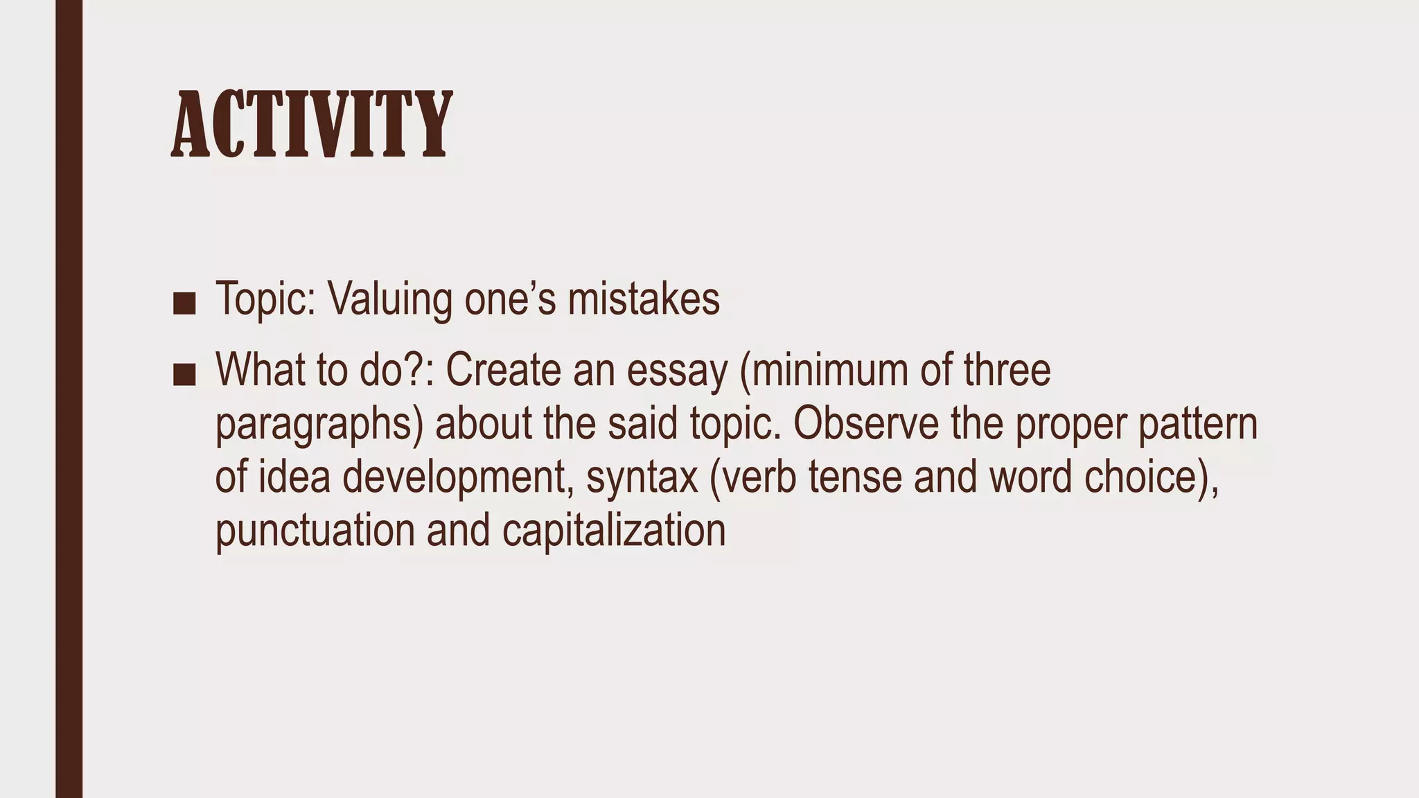 Reading and Writing - Patterns of Idea Development | PDF