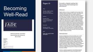 Reading and Writing Innovation Lab - Assistive technology and the ...