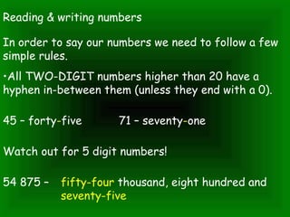 Reading and writing_numbers | PPT
